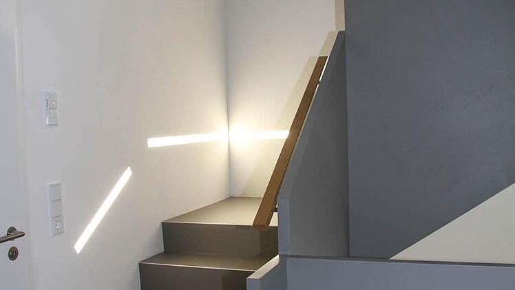 Über das Treppenhaus im Anbau gelangen die Untersteinacher in Zukunft in den Gewölbekeller.