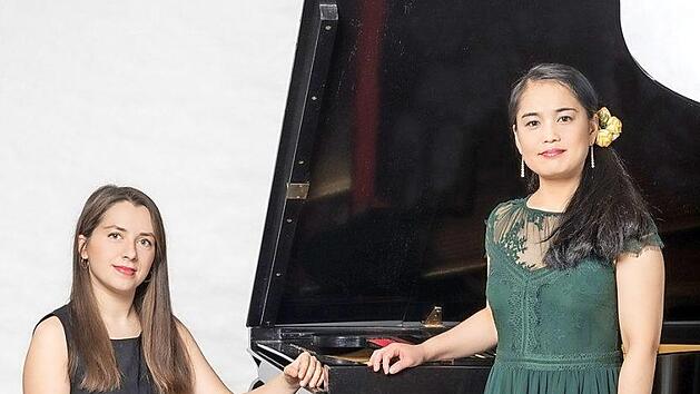 Mio Nakamune (r.) und Yadviga Grom Foto: p