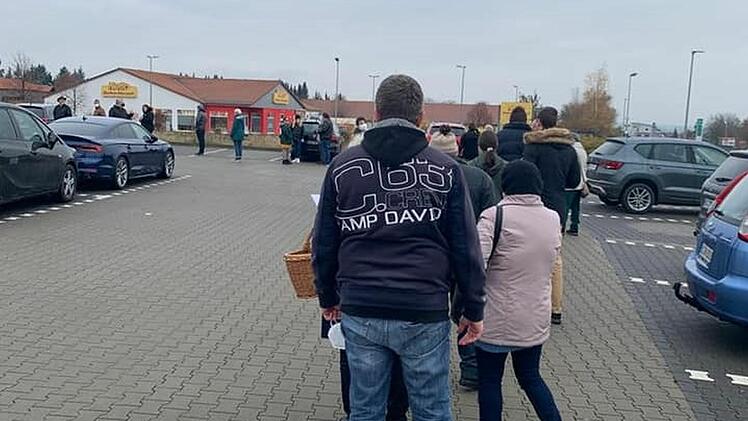 Ansturm auf Impfzentrum in Knetzgau