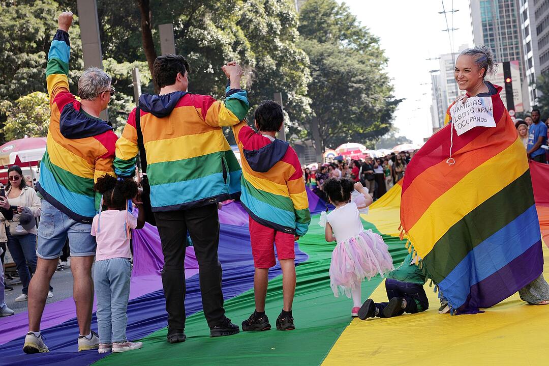 Pride-Parade in Sao Paulo