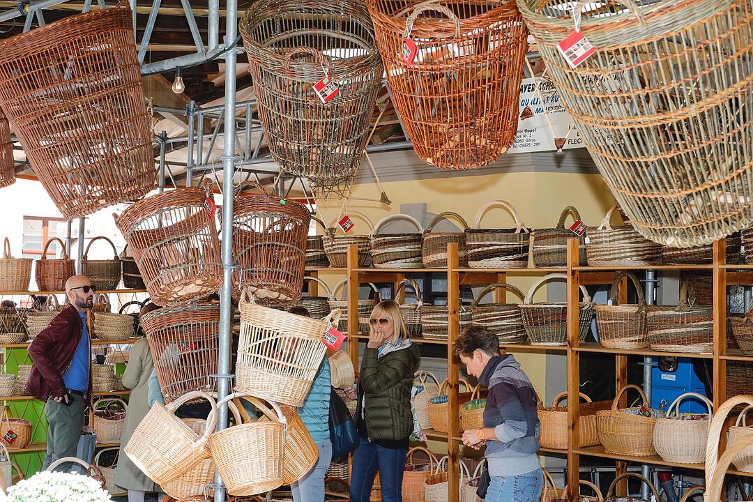 Korbmarkt in Lichtenfels am Samstag