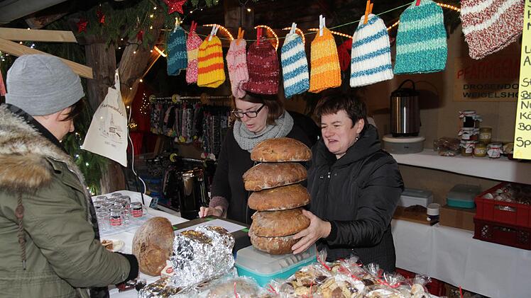 Auf dem  Eggolsheimer Adventsmarkt Foto: Mathias Erlwein
