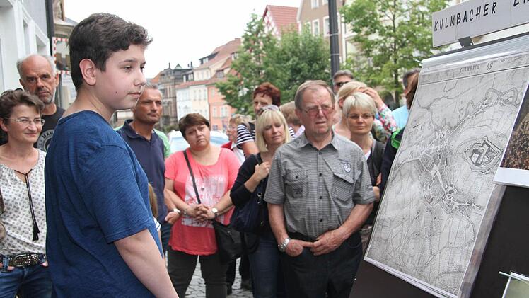Marcus Olbrich ist erst zwölf Jahre alt, aber er interessiert sich sehr für die Historie der Stadt. Foto: Sonny Adam