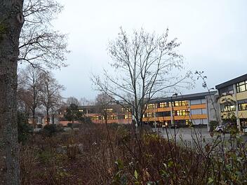 Die Generalsanierung der Mittelschule (rechts) soll im Sommer 2021 beginnen. K.- H. Hofmann