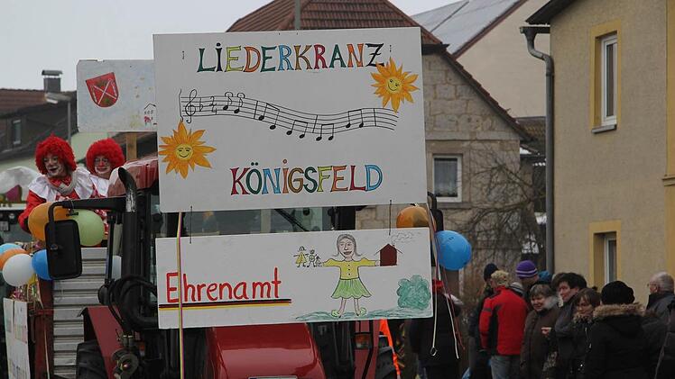 Beim Faschingsumzug in Königsfeld Foto: Georg Stöhr