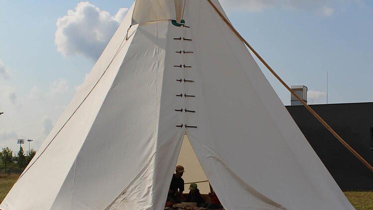 Ein Indianer-Tipi Foto: Archiv