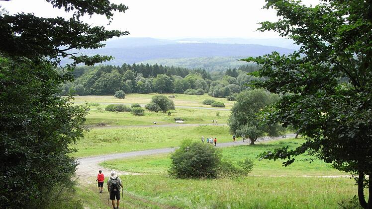 Abstieg vom Kleinen Auersberg. Foto: Joachim Rübel