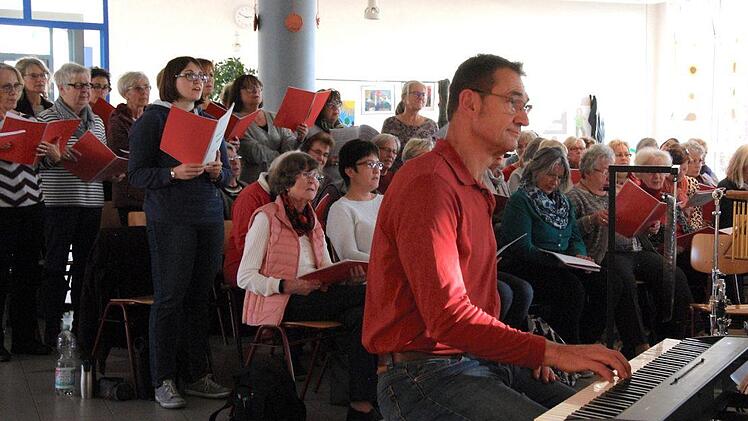 Gesamtprobe in der Carl-Platz-Schule