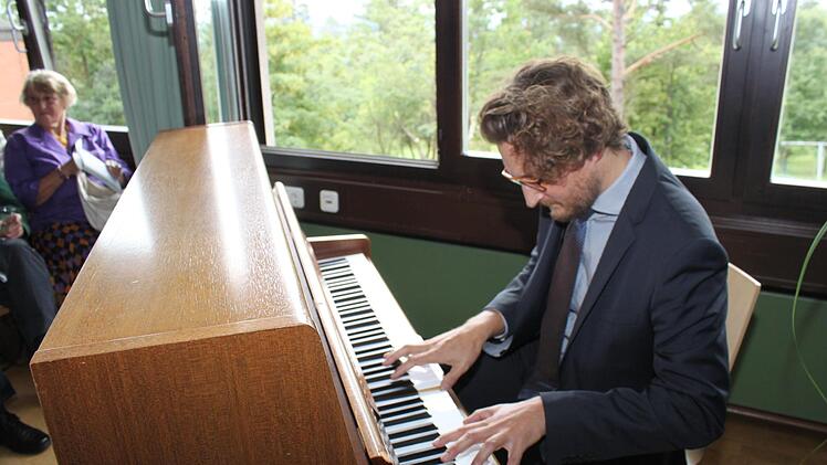 Thomas Lang am Klavier Foto: Carmen Schwind