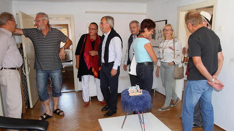 Die Kunstwerke stießen auf großes Interesse.Günther Geiling