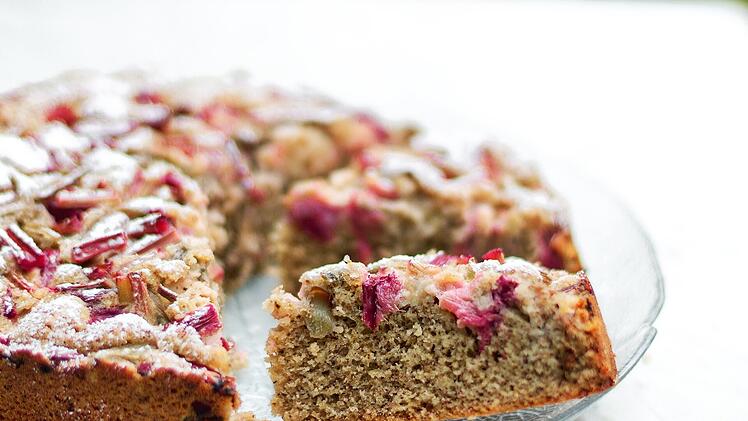 Kuchen gehört zu den beliebtesten Rhabarberrezepten.