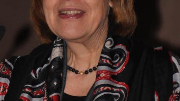 Pfarrerin Christel Mebert bei ihrer Sonntags-Predigt. Foto: Peter Klopf