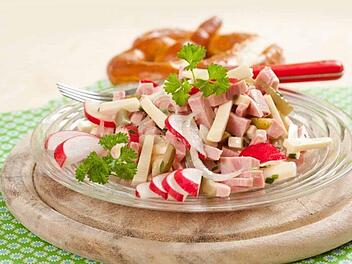 Wurst-Kaese-Salat