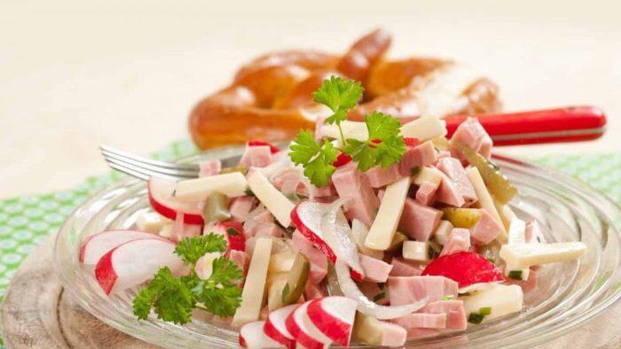 Wurst-Kaese-Salat