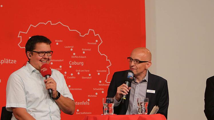 Impressionen vom Regionentalk zum Thema Sportstadt CoburgFoto: Jochen Berger