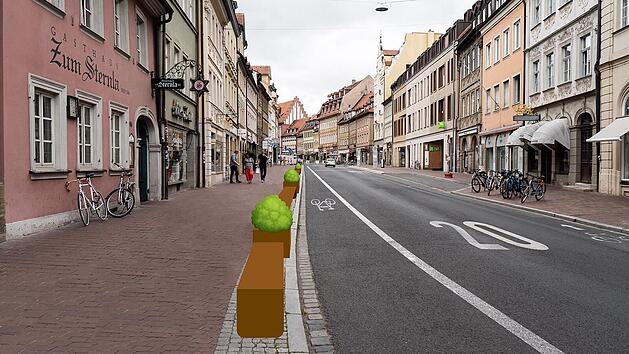 Lange Straße in Bamberg