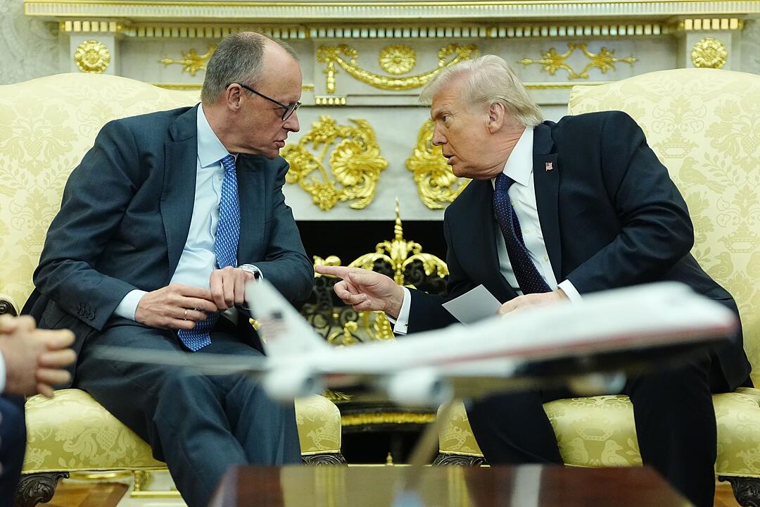 US-Pr&auml;sident Trump empf&auml;ngt Bundeskanzler Merz