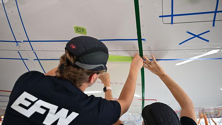 AeroSHARK-Installation an einem Airbus A330