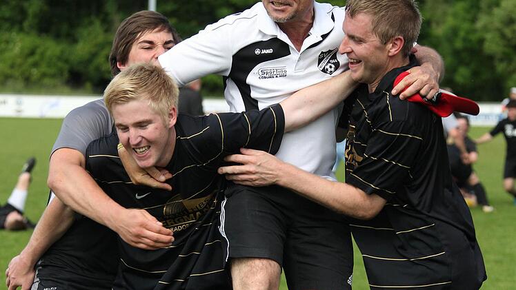 Trainer Michael Hergl in Ekstase.