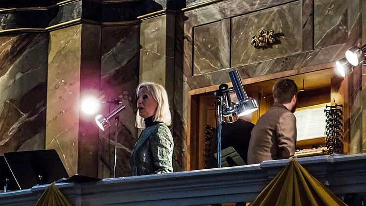 "Lied & Lyrik": Anne Sofie von Otter konzertierte in der Basilika Vierzehnheiligen.Foto: Jochen Berger