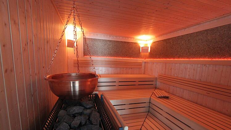Das Fitnessstudio bietet zwei Saunas. Foto: Ronald Heck