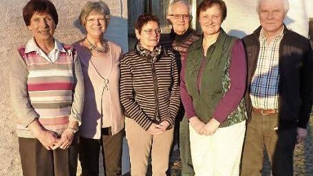 Geleitet und organisiert wird das KSK-Team von diesen sechs Personen (v. l.): Verena Wölfel, Gerda Huber, Elfriede Lang, Günter Schmettow, Heidi Wolfrum und Alfred Wölfel Foto: privat