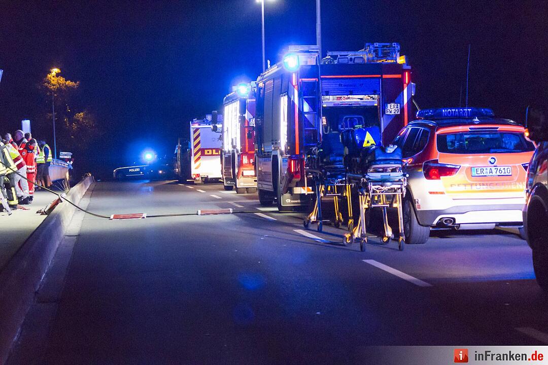 Schiffsunglück bei Erlangen: Zwei Menschen sterben