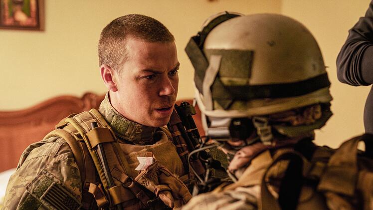 Prominent besetzt: Will Poulter verk&ouml;rpert einen der Navy Seals in "Warfare".