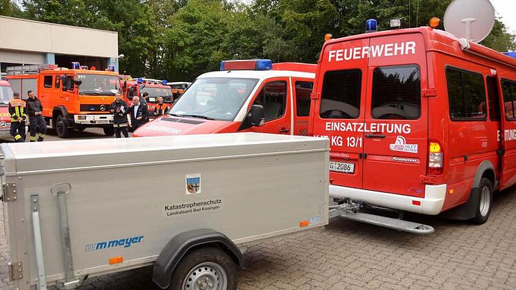 Großübung der Feuerwehr Notfallkontingente Foto: Peter Rauch