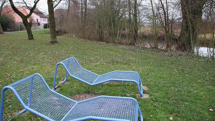 Hier im Engelgarten könnte sich Landschaftsarchitektin Kathrin Nißlein einen Stadtstrand vorstellen.  Fotos: Andreas Dorsch