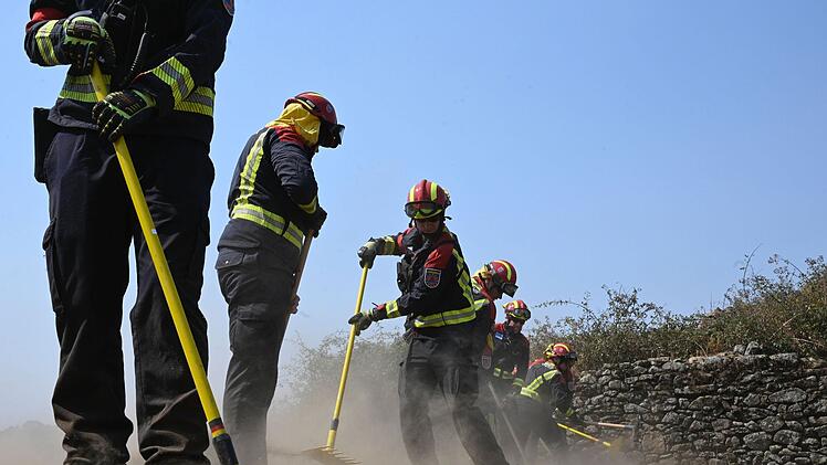 Waldbrände in Spanien - Deutsche Feuerwehrleute im Einsatz