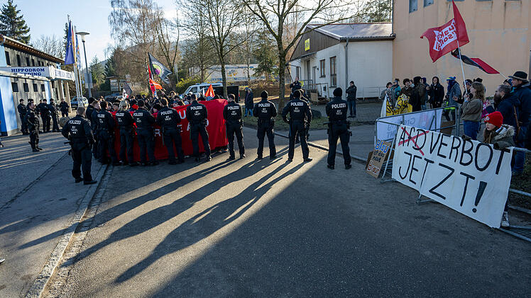 Geplante Gr&uuml;ndung der AfD-Jugend Bayern - Proteste