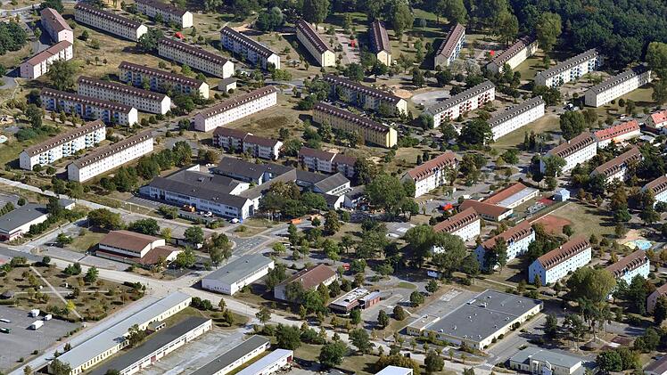 Vier ehemalige US-Wohnblocks werden zusätzlich von der Bundespolizei genutzt.  Foto: Ronald Rinklef