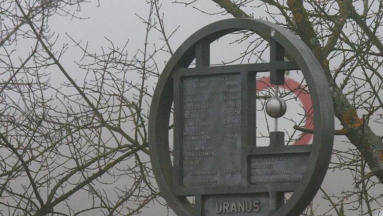 Der Uranus des Planetenwegs im Banzer WaldMatthias Einwag