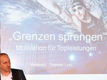Schwimm-Profi und zwölffacher Weltmeister Thomas Lurz beleuchtet die Faktoren, die zum sportlichen Erfolg führen. Foto: Gabi Arnold