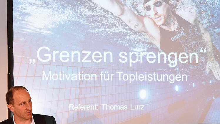 Schwimm-Profi und zwölffacher Weltmeister Thomas Lurz beleuchtet die Faktoren, die zum sportlichen Erfolg führen. Foto: Gabi Arnold