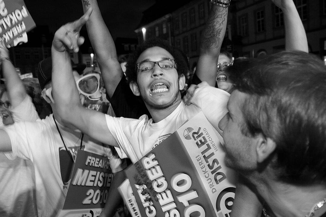 Meisterfeier Brose Baskets Bamberg Maxplatz