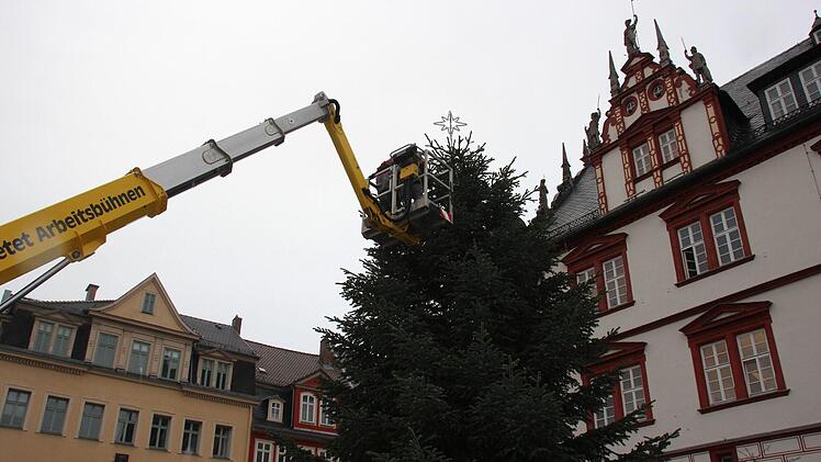 Der Baum steht, Weihnachten kann kommen - Corona zum Trotz!Foto: Oliver Schmidt