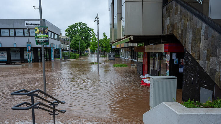 Hochwasser im Saarland - Lebach