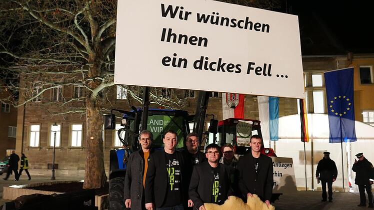 Landwirte beim Neujahrsempfang in Münnerstadt.Heike Beudert