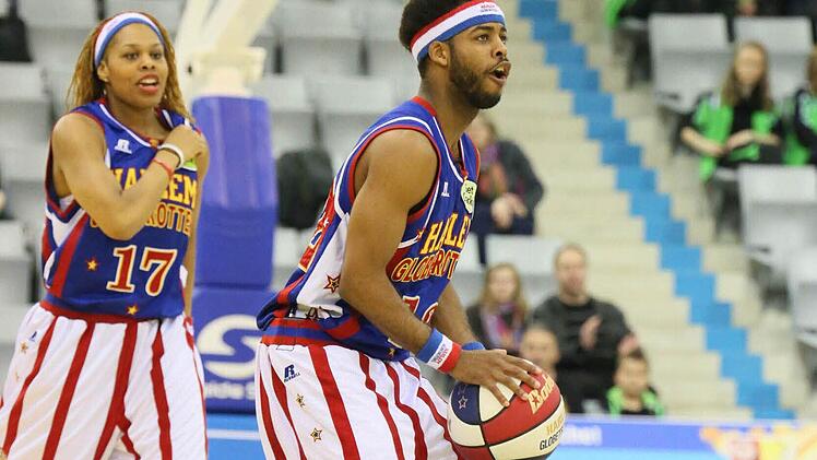 Am Dienstag waren die Harlem Globetrotters zu Gast in Coburg. Foto: Matthias Hoch