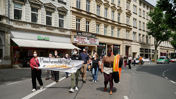 Bamberg: Demo f&uuml;r Seenotrettung am 07.08.2021
