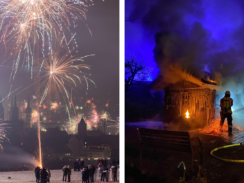 Silvesternacht in Franken: XXL-Überblick - Polizei und Feuerwehr im Dauereinsatz