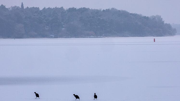 Winterwetter in der Seenplatte