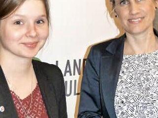 Tanja Rieger (links) und Sandra Wolf vom Verein Oberfranken Offensiv Foto: Werner Reißaus