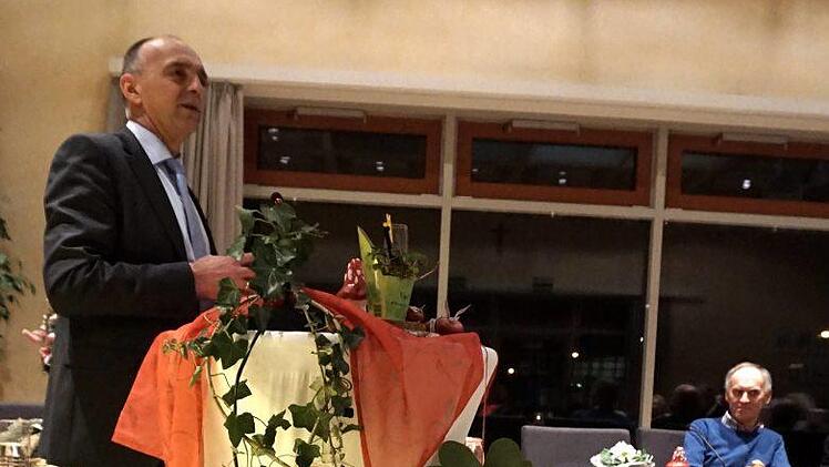 Beim Neujahrsempfang in WeisendorfRichard Sänger