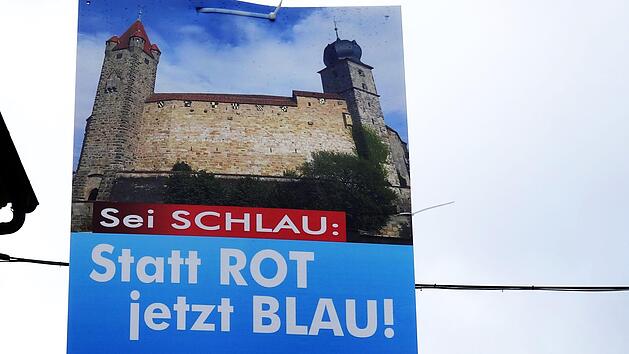 Bei der Kommunalwahl 2020 verzichtete die AfD in Coburg auf jegliche Plaktierung. Unser Bild stammt von der letzten Landtagswahl.Foto: Jochen Berger