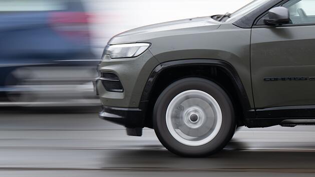 SUV, schnell, Verkehr