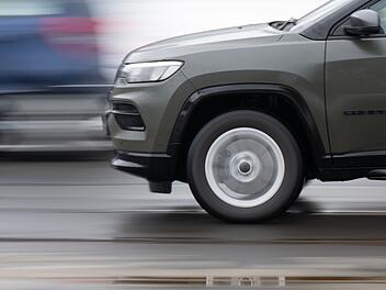 SUV, schnell, Verkehr