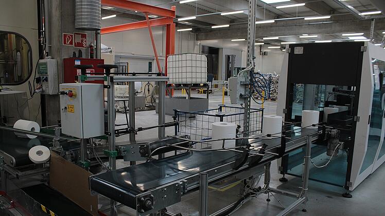 Papierfabrik, Industrie, Fertigung, Produktionshalle